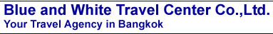Blue and White Travel Center, Bangkok, Thailand